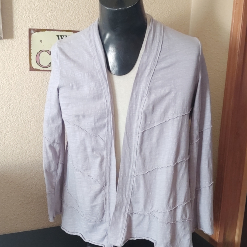 Grey cotton caridgan